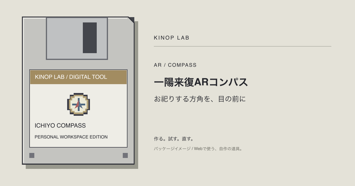 ichiyoのフロッピー風パッケージイメージ